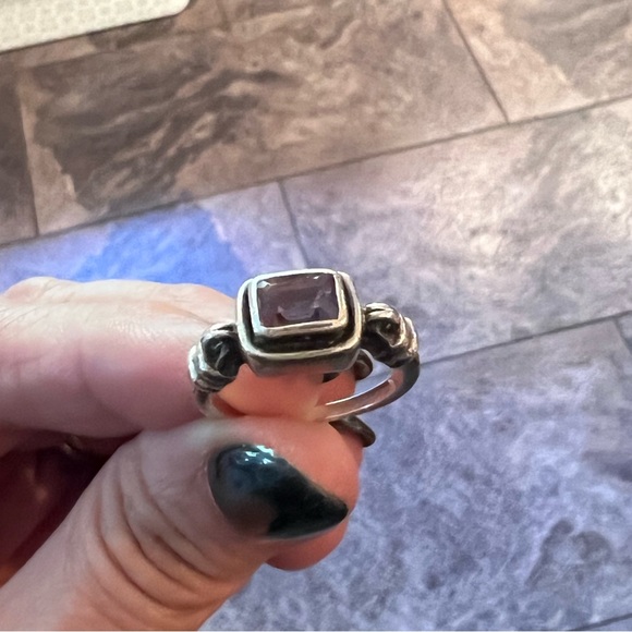 Silpada purple stone ring - Picture 3 of 3